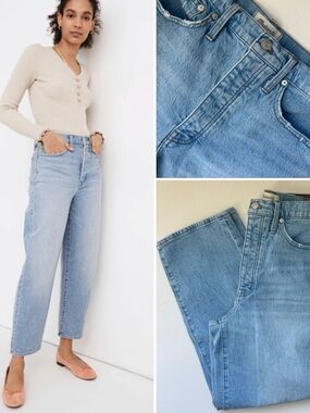 Madewell Balloon Jeans in Hewes Wash